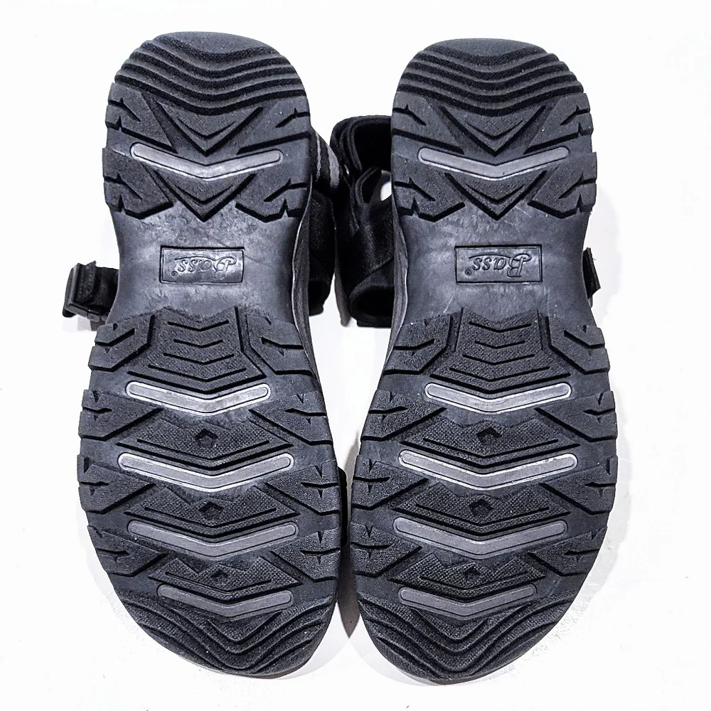 G. H. Bass Trek Sporty Sandal Black Men's Size 13 Water Shoes Adjustable New